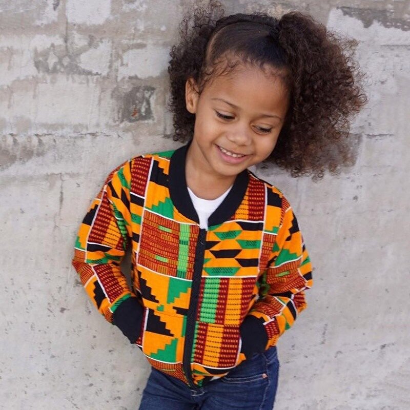 Kids Jacket - African Children Clothing for Girls Kids African Jacket