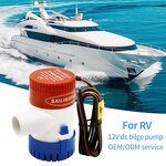 Bilge Pump Manufacturer - SAILINGFLO 12V DC 1100GPH Non-automatic Marine for Sale
