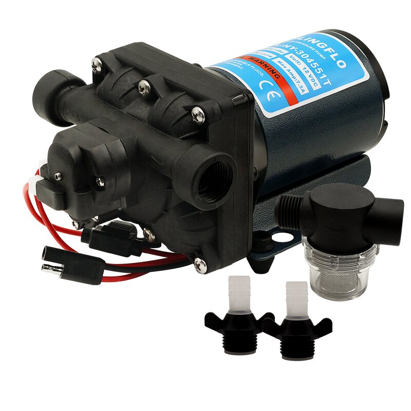 Diaphragm Pump Manufacturer - SAILINGFLO 12V 3.0GPM 55psi Fresh Water with 1/2" Female Thread