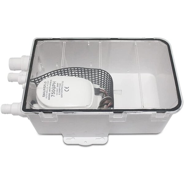 Sump Pump System Manufacturer - SAILINGFLO 12V/24V DC 750GPH Electric Shower for Caravan Motorhome
