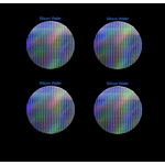 Silicon Wafer - Custom 1 Inch Monocrystalline XL-W-AS1 Surface Mount
