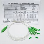 Fiber Splitter - High Efficiency 1:4/1:8/1:16/1:32 FC/APC UPC Connector