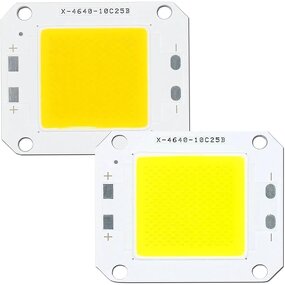 COB LED Module - 120x120mm 5000K Green 120W High CRI Horticulture
