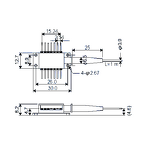 DFB Laser Module - 1596nm 10mW FC/UPC Fiber Optic Connector Manufacture