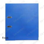 Letter File - 470201 Blue Office Hard Cover with Lever Fastener Letter File