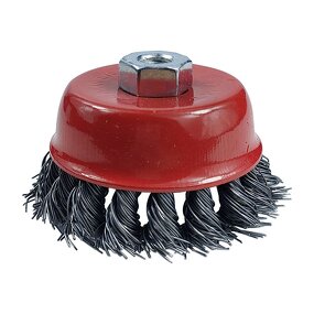 Wire Cup Brush - DB IMPA510766-68 Industrial Steel Rust Removal Dust-Proof