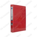 Letter File - 470203 Red Plastic Hard Cover Arch Holder with Lock Fastener