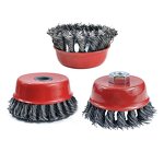 Wire Cup Brush - DB IMPA510766-68 Industrial Steel Rust Removal Dust-Proof