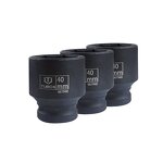 Impact Socket - IMPA590242 3/4'' Black Phosphate Finish Hex Ball