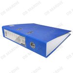 Letter File - 470201 Blue Office Hard Cover with Lever Fastener Letter File