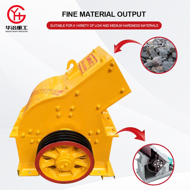 Hammer Crusher Manufacturer - Efficient Motor Small Stone Mobile Brick Concrete Sand
