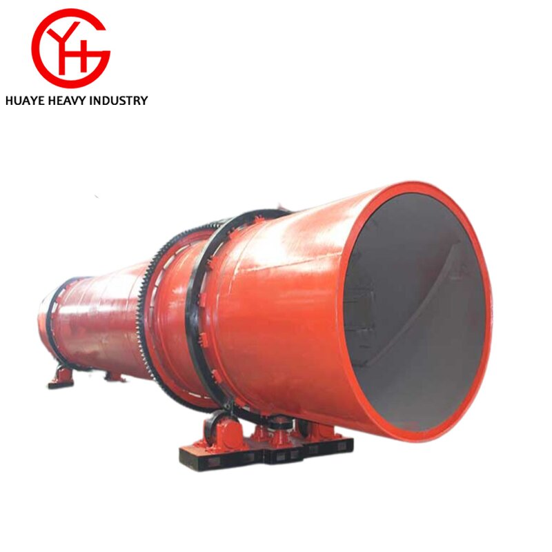 Rotary Dryer - Fly Ash Biomass Single Cylinder Aggregate River Sand 0.9-11t/h