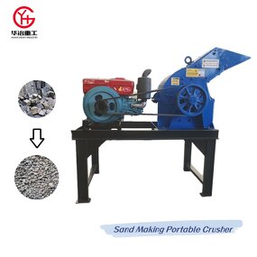 Hammer Crusher Manufacturer - Mini Soil Grinding Stone Glass Concrete Portable Mobile