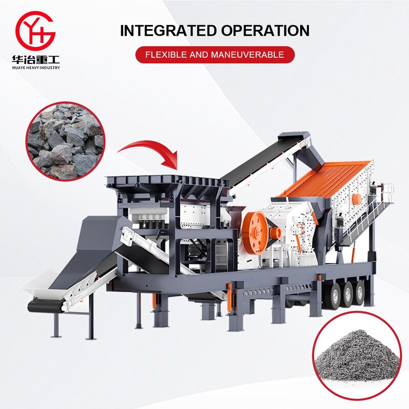 Mobile Crusher Supplier - Crawler Track Stone Crushing Screening Station Factory Price