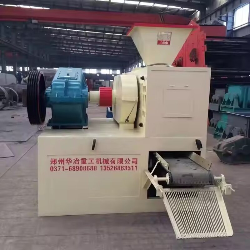 Ball Press Machine - HUAYE 360 Type Manual Engine Biomass 3-5t/h Briquetting
