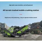 Mobile Crusher Supplier - Crawler Track Stone Crushing Screening Station Factory Price