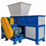 Shredder Machine - Plastic Paper Industry Double Shaft Core Motor Component