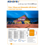 LED Driver Manufacturer - KSPOWER HT Series 40W-320W Triac Dimmable IP65 for LED Lighting