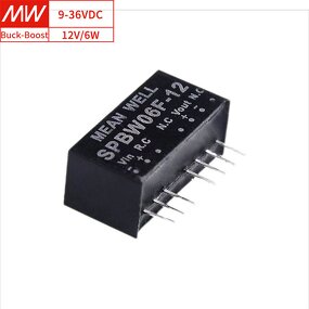 DC-DC Converter Manufacturer - Mean Well DPBW06F-12 Dual Output 6W 9-36Vdc for Automation & Telecom