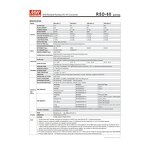 DC-DC Converter Manufacturer - MEAN WELL RSD-60G-24 60W 90% Eff. for Rail Systems & Industrial Automation