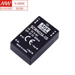 DC-DC Converter Manufacturer - MEAN WELL SCWN03A-05 3W 9-18V to 12V for Industrial/Telecommunication