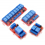 Relay Module - 1/2/4/8 Way 5V12V24V Optocoupler Isolation Flat Trigger