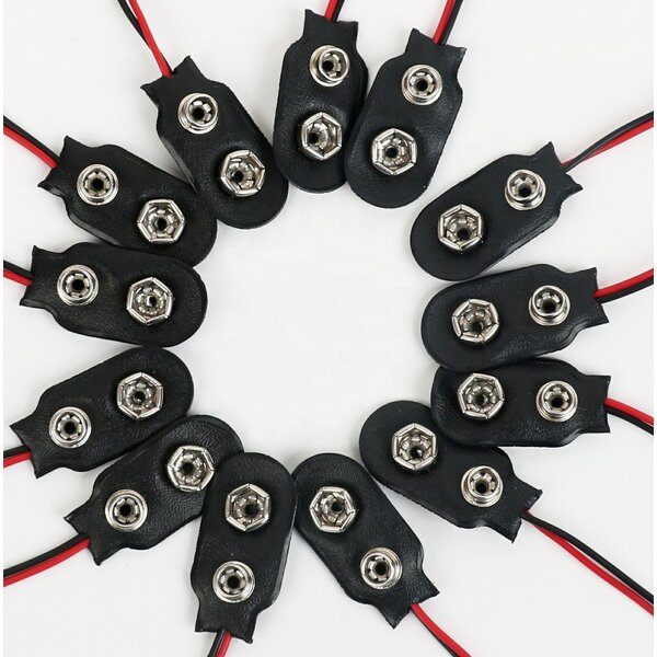 Battery Connector - DCK1 9V Battery Snap Clip Power Connector