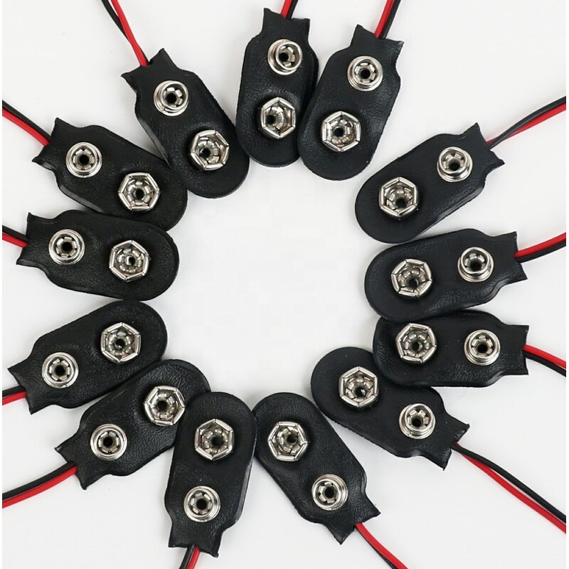 Battery Connector - DCK1 9V Battery Snap Clip Power Connector