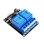 Relay Module - 2 Way 5V 12V DC Optocoupler Protection Relay Expansion