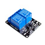 Relay Module - 2 Way 5V 12V DC Optocoupler Protection Relay Expansion