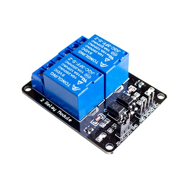 Relay Module - 2 Way 5V 12V DC Optocoupler Protection Relay Expansion