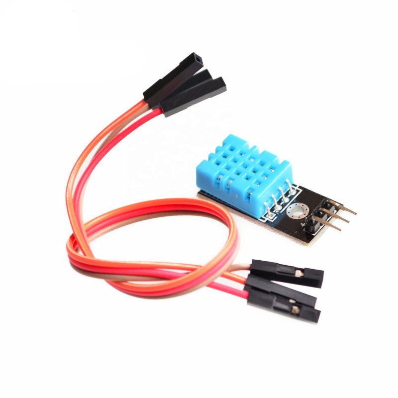 Temp Humidity Sensor - DHT11 3.3V-5V Digital Module with Dupont Wires