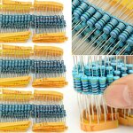 Resistor Kit - 1220PCS 1W 1% 1R-2.2M 122 Values Metal Film