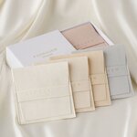 Jewelry Pouch Manufacturer - Custom Logo Microfiber Thickened Earrings Necklace Pouch