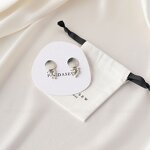 Jewelry Pouch Manufacturer - Custom Logo Drawstring Pouch with Jewelry Display Card