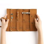 Jewelry Organizer - Custom Logo 1.4mm Microfiber Travel Necklace Earrings Ring Pouch