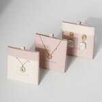 Jewelry Pouch Manufacturer - Custom Logo Luxury Microfiber Jewelry Pad Fabric Tags