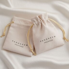 Jewelry Pouch Manufacturer - Custom Logo Small Suede Pouch Earring Bracelet Necklace