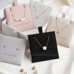 Jewelry Pouch Manufacturer - Custom Logo Microfiber Earring Holder Fabric Tags Necklace