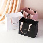Paper Bag Manufacturer - Custom Logo Recycled Gift Bag Ribbon Handles Packaging Shopping