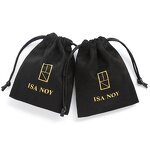 Jewelry Pouch Manufacturer - Custom Logo Luxury Soft Flannel Suede Drawstring Pouch
