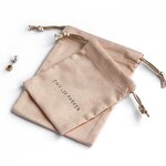Jewelry Pouch Manufacturer - Custom Logo 8*11cm Luxury Suede Drawstring Pouch
