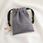 Satin Pouch Manufacturer - Custom Logo Luxury Dense Silk Satin Jewelry Drawstring Pouch