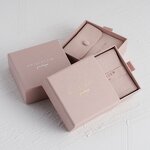 Jewelry Box Manufacturer - Custom Logo Rose Gold 1200g Paper Drawer Jewelry Box