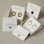 Display Card Manufacturer - Custom Logo 600gsm Paper Necklace Earrings Ring Card