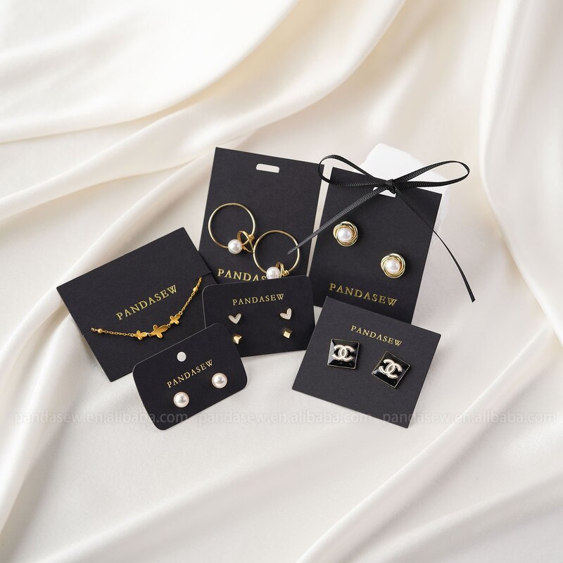 Display Card Manufacturer - Custom Logo Eco-friendly Necklace Earring Display Card