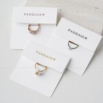 Display Card Manufacturer - Custom Logo 8x8cm 400gsm Paper Rings Holder Card