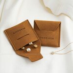 Jewelry Pouch Manufacturer - Custom Logo 1.4mm Microfiber Bijoux Small Gift Pouch