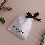 Cotton Bag Manufacturer - Custom Logo 11x8cm Cotton Canvas Jewelry Packaging Pouch