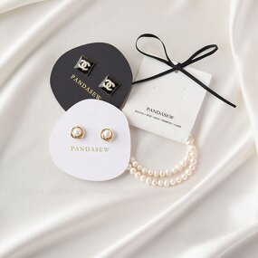 Display Card Manufacturer - Custom Logo Paper Card Necklace Earring Holder Display